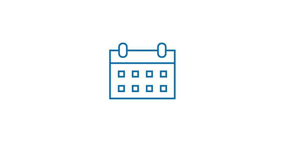 Kalender Blau